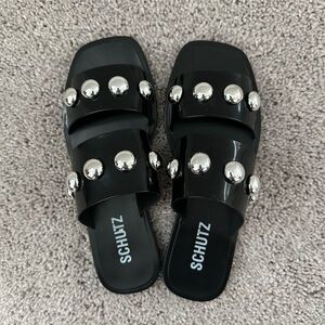 New without box Schutz “Lizzie” slide, size 7